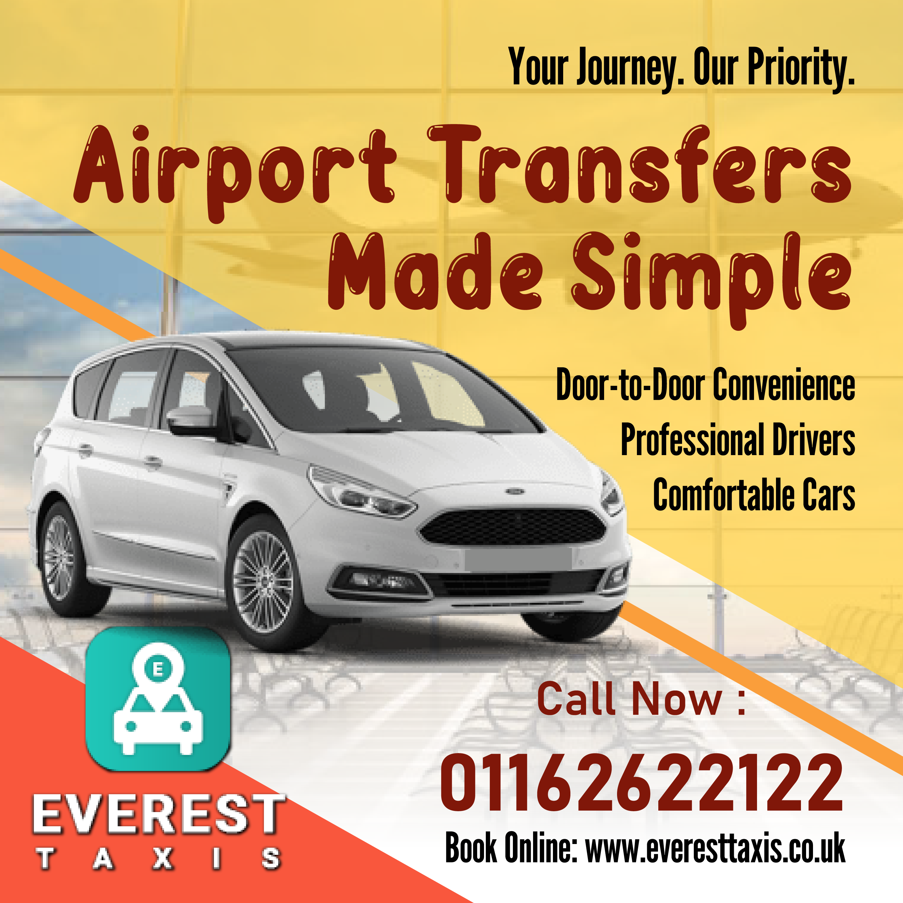 Affordable Leicester airport taxi service