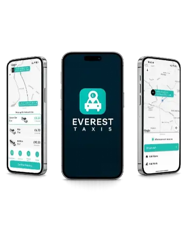 Everest Taxis mobile app